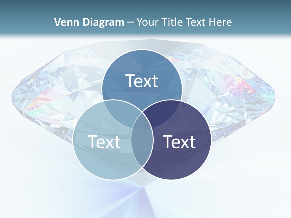 Gemstone Jewel Illuminated PowerPoint Template
