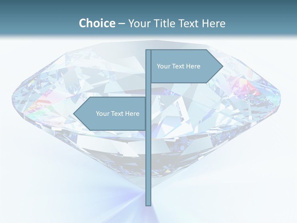 Gemstone Jewel Illuminated PowerPoint Template
