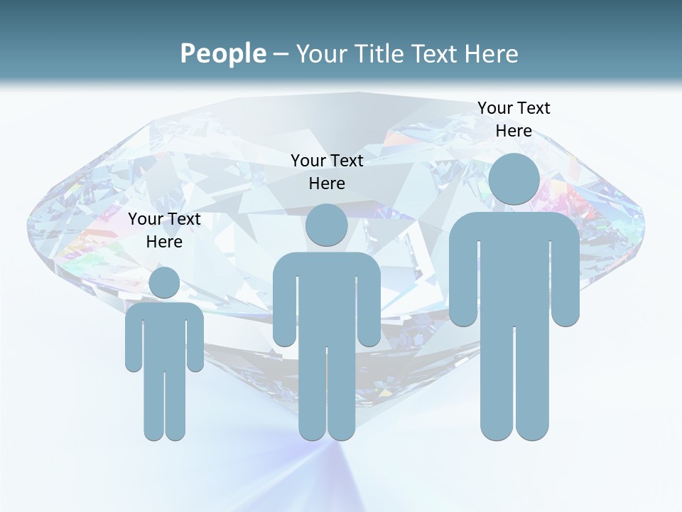 Gemstone Jewel Illuminated PowerPoint Template