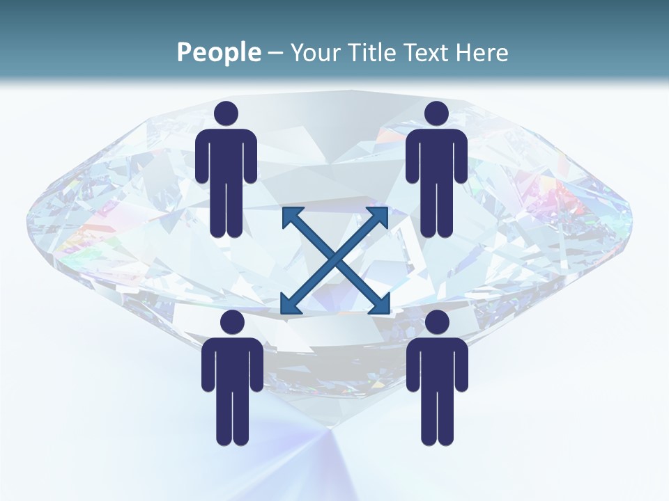 Gemstone Jewel Illuminated PowerPoint Template