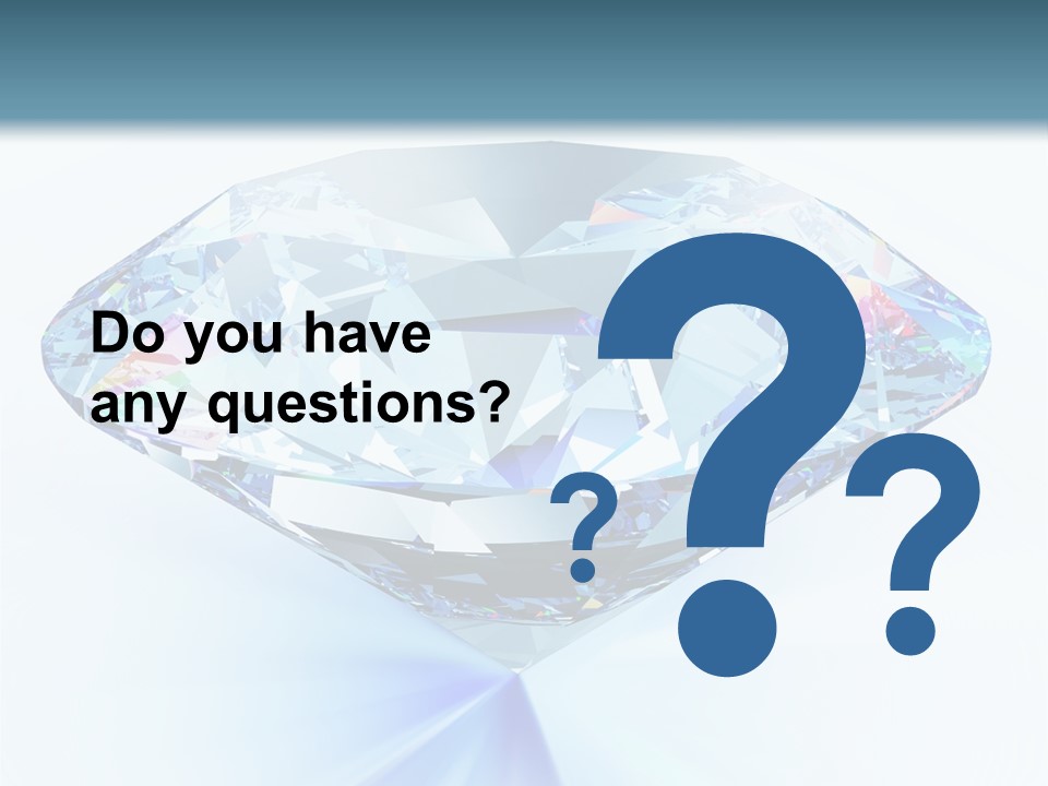 Gemstone Jewel Illuminated PowerPoint Template