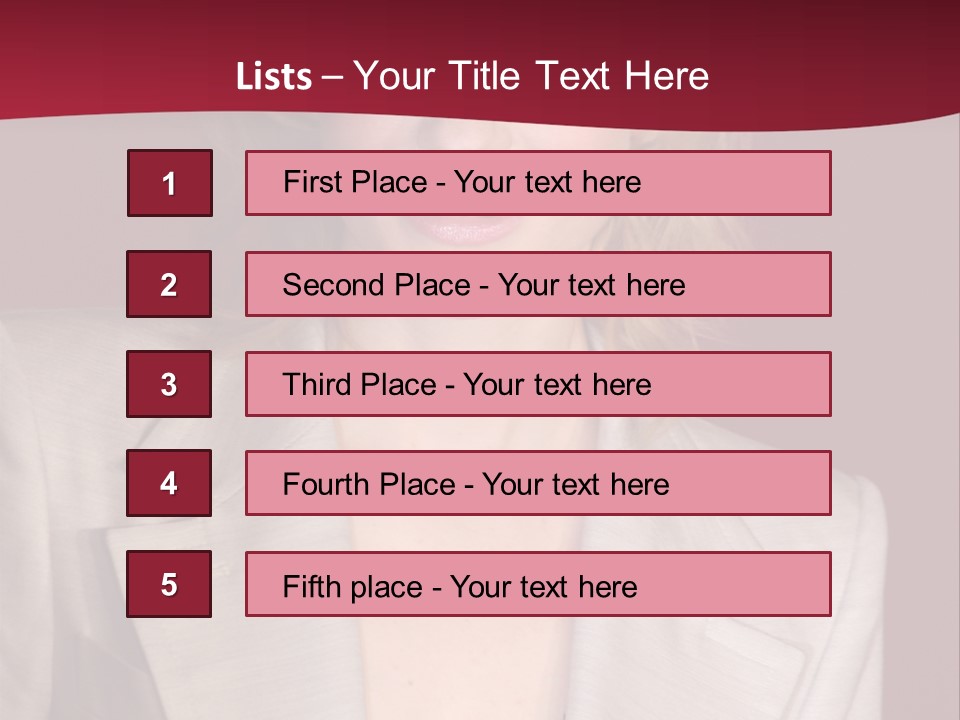 Actress Famous Movie PowerPoint Template