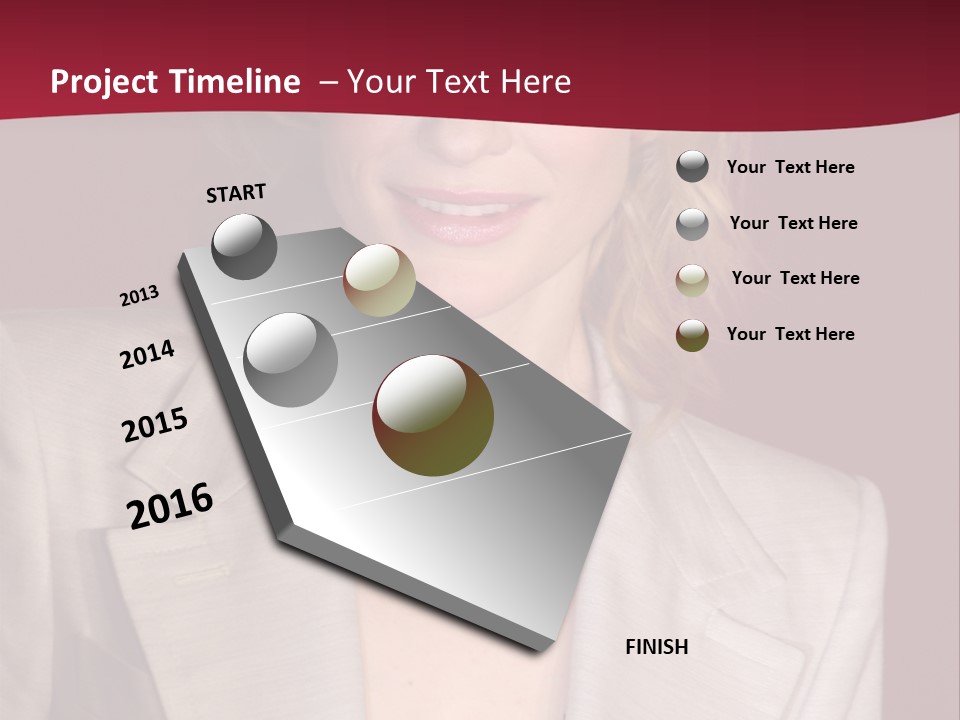 Actress Famous Movie PowerPoint Template