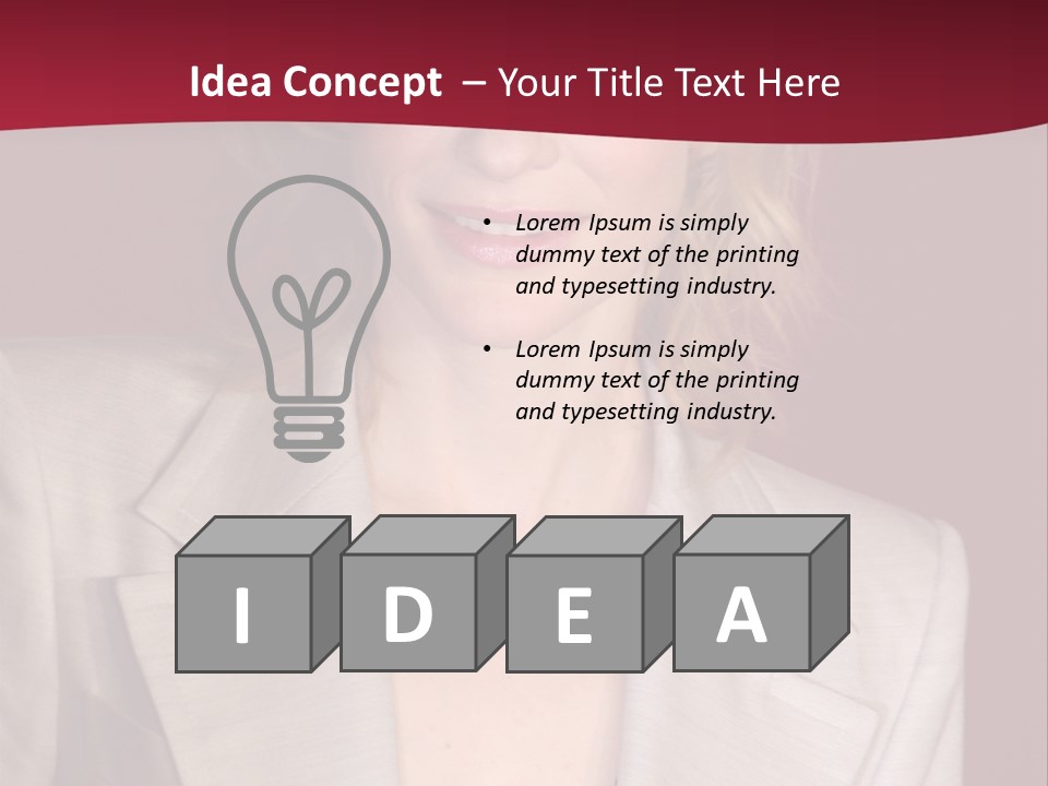 Actress Famous Movie PowerPoint Template