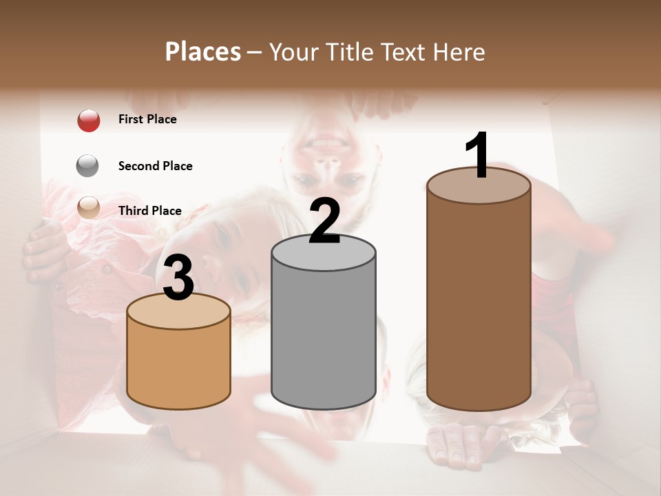 Box Girl Move PowerPoint Template