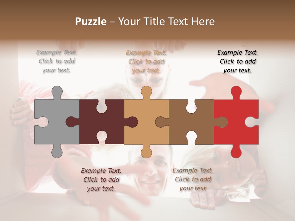 Box Girl Move PowerPoint Template