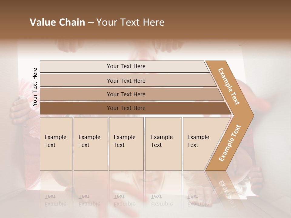 Box Girl Move PowerPoint Template