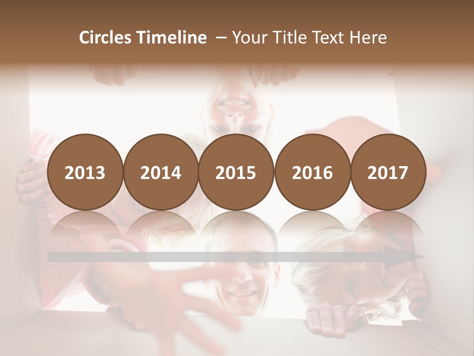 Box Girl Move PowerPoint Template