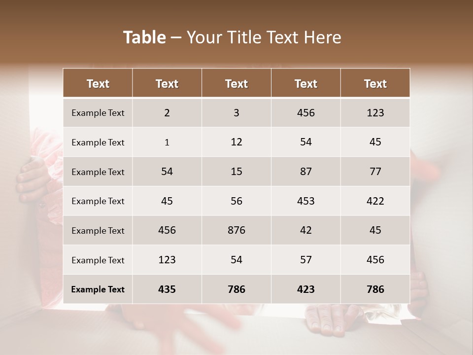 Box Girl Move PowerPoint Template