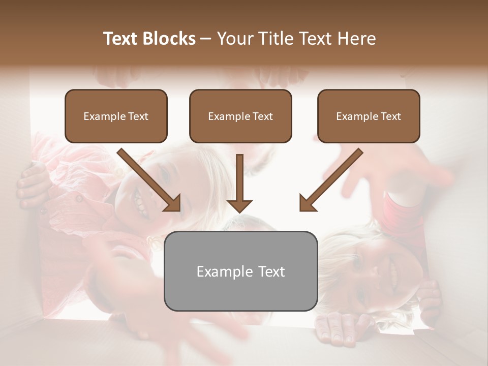 Box Girl Move PowerPoint Template