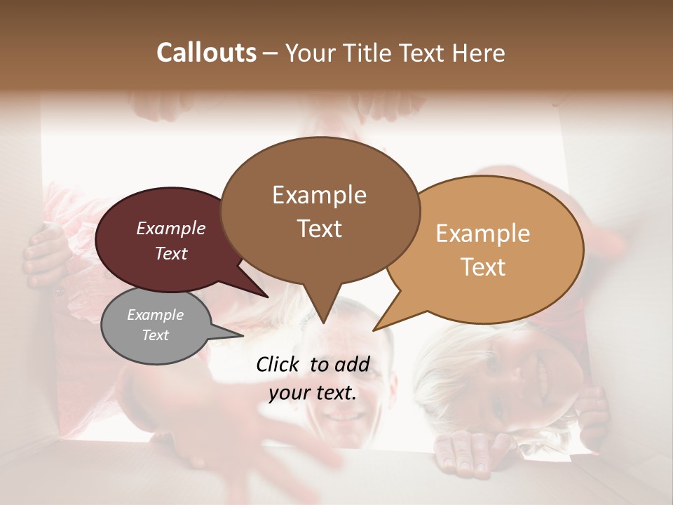 Box Girl Move PowerPoint Template