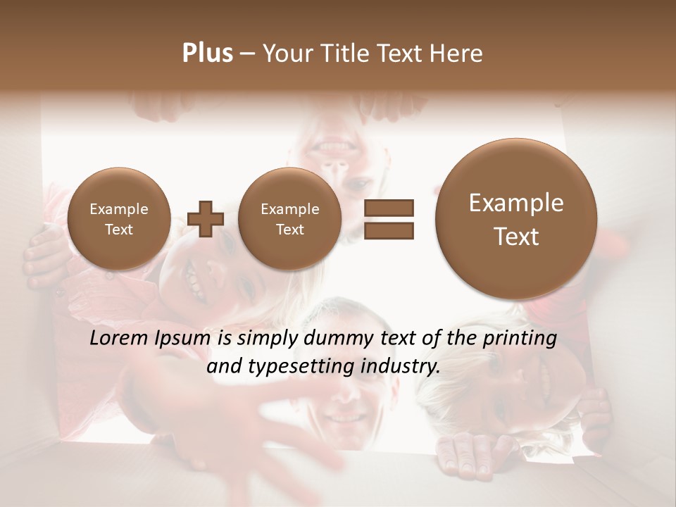 Box Girl Move PowerPoint Template