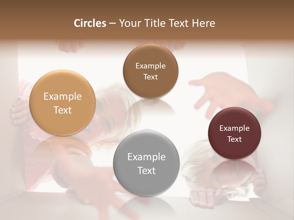 Box Girl Move PowerPoint Template