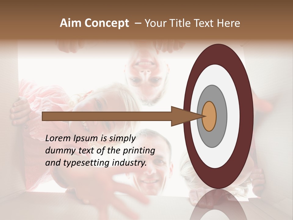 Box Girl Move PowerPoint Template