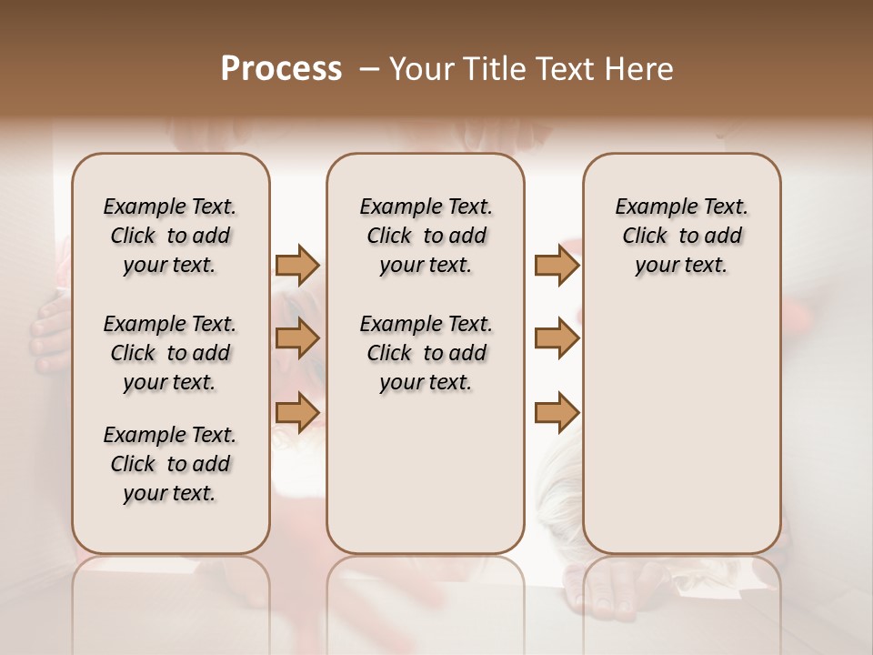 Box Girl Move PowerPoint Template
