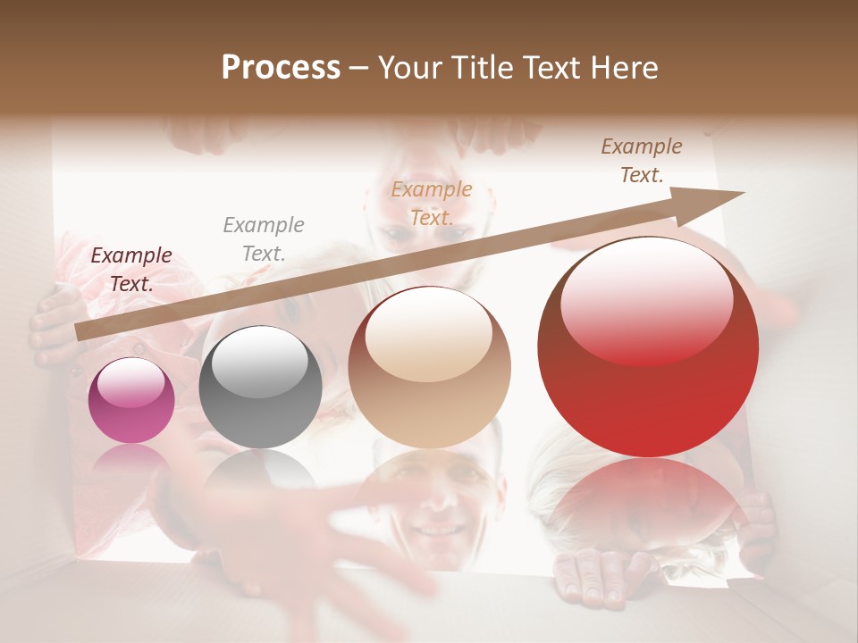 Box Girl Move PowerPoint Template