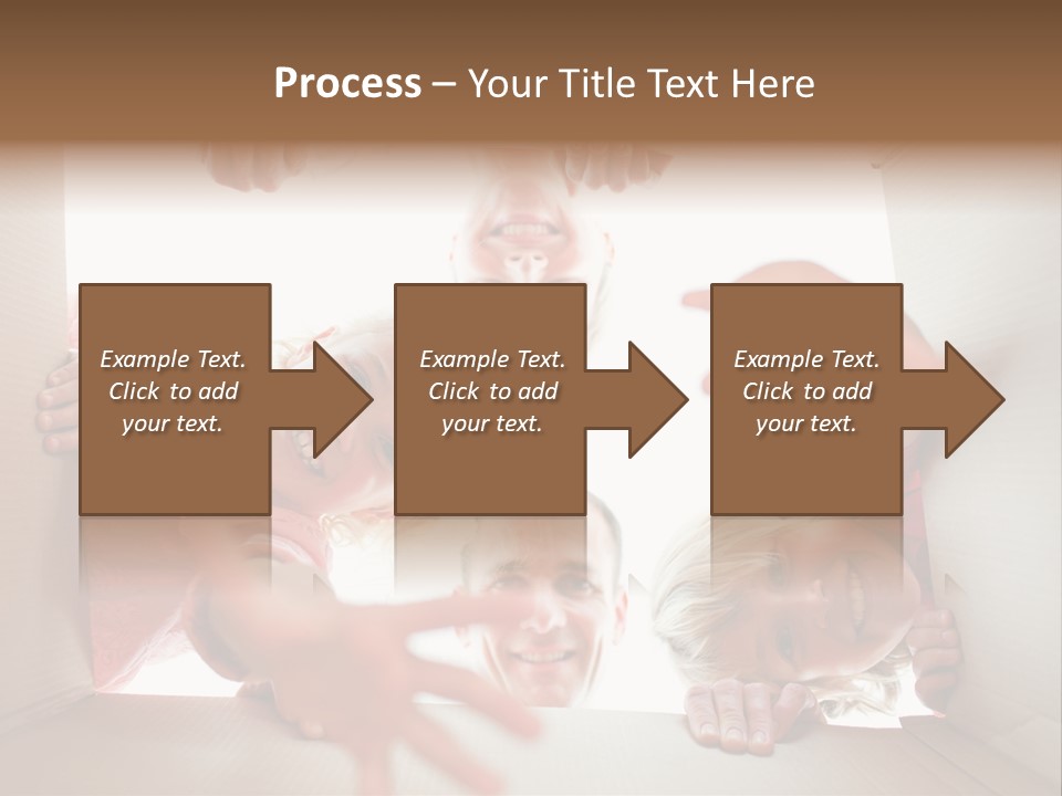 Box Girl Move PowerPoint Template