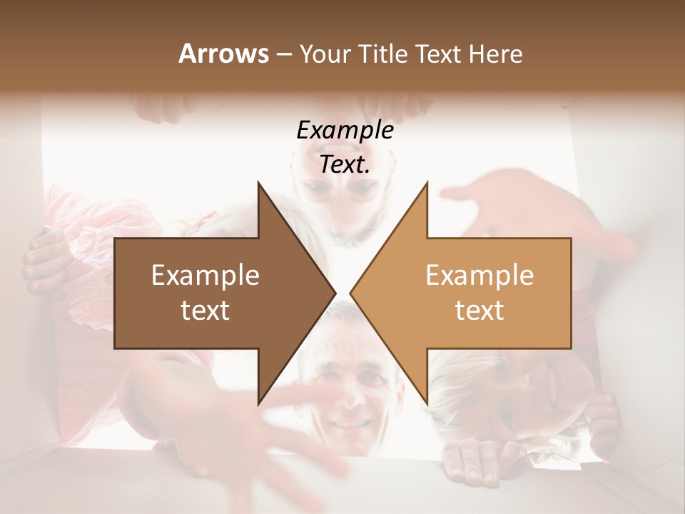 Box Girl Move PowerPoint Template