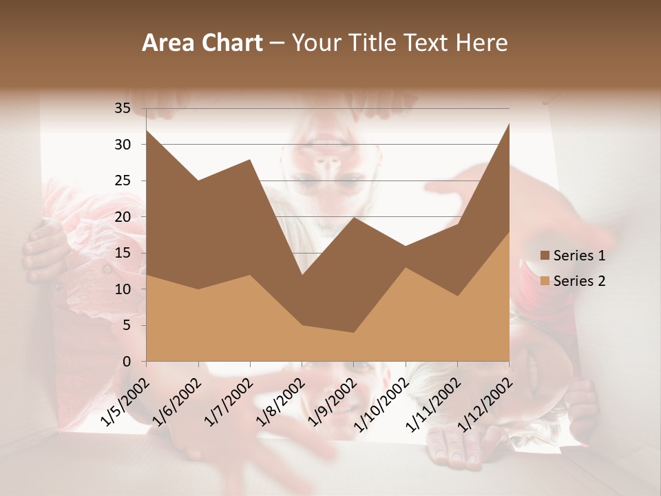 Box Girl Move PowerPoint Template