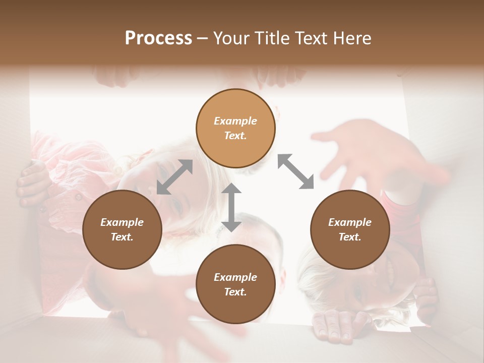 Box Girl Move PowerPoint Template