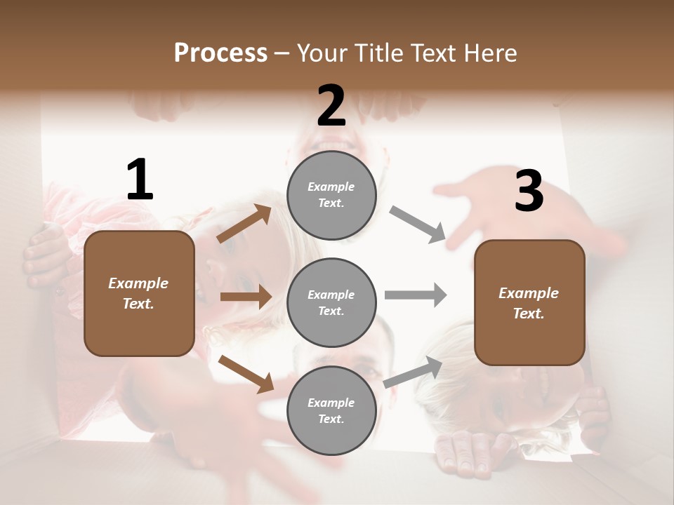 Box Girl Move PowerPoint Template