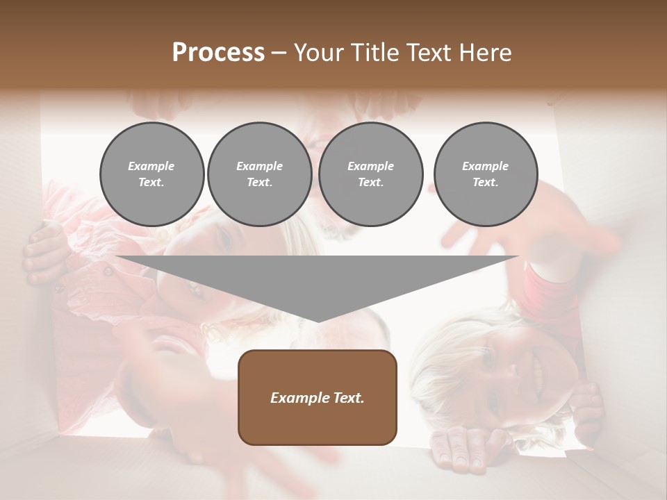 Box Girl Move PowerPoint Template