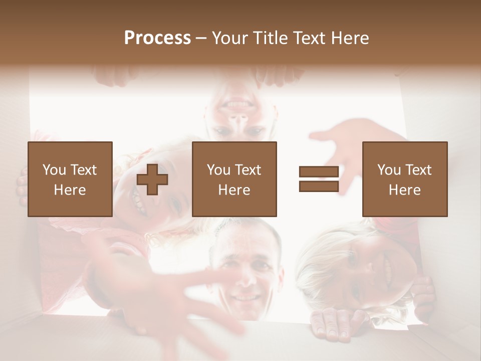 Box Girl Move PowerPoint Template