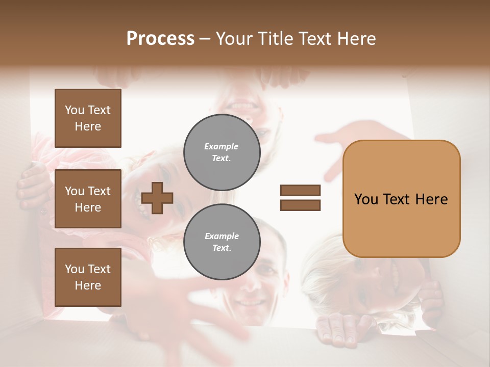 Box Girl Move PowerPoint Template