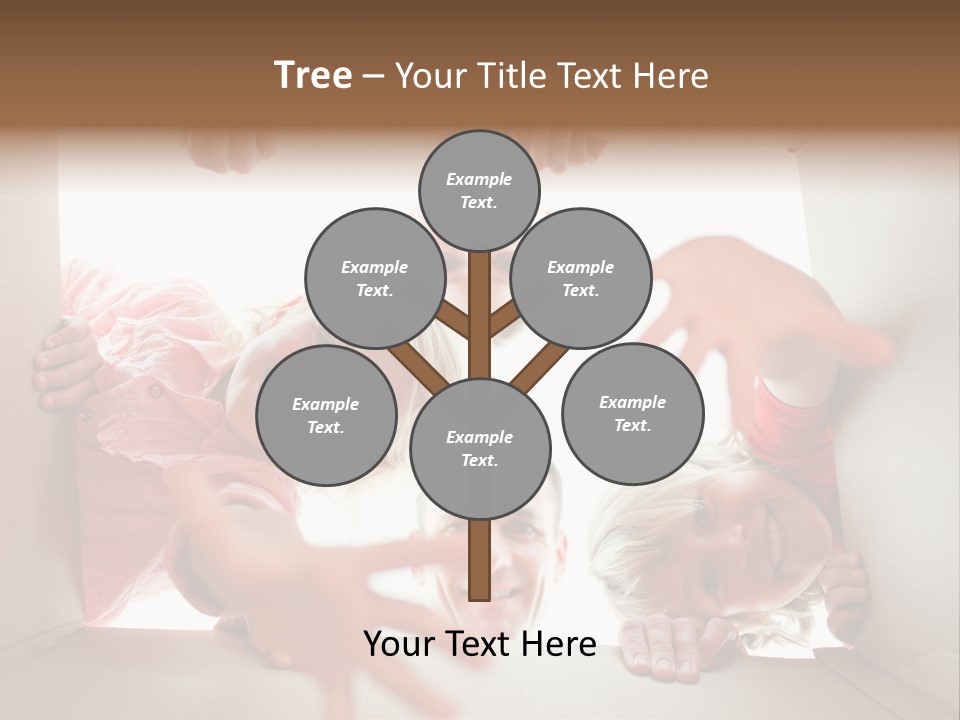 Box Girl Move PowerPoint Template