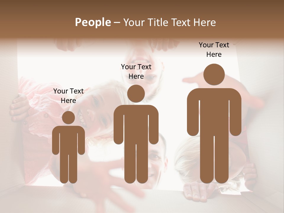 Box Girl Move PowerPoint Template