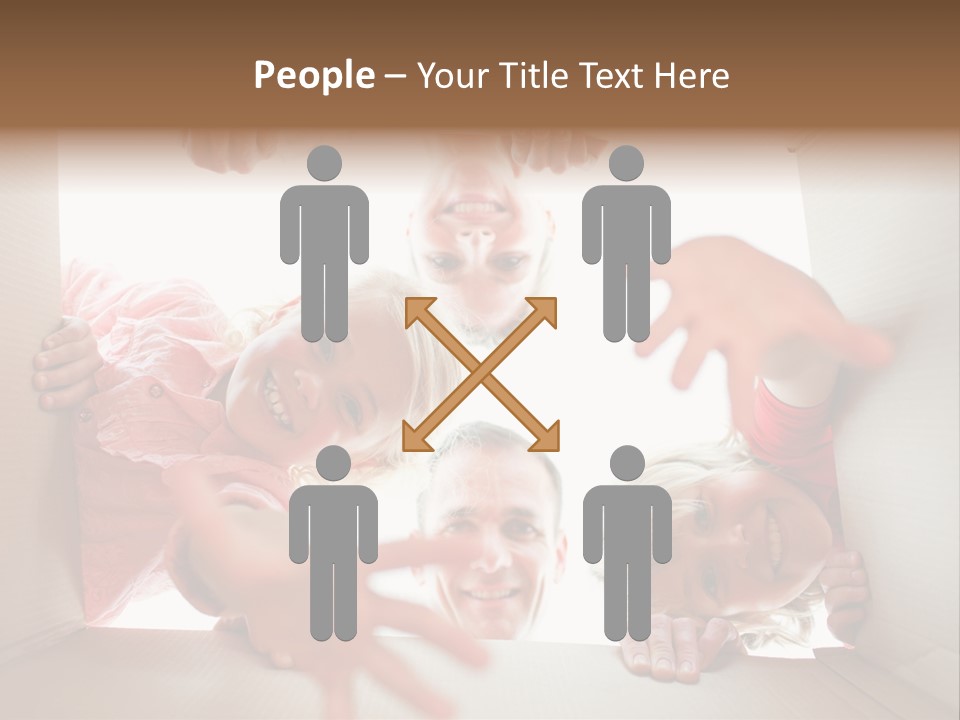 Box Girl Move PowerPoint Template