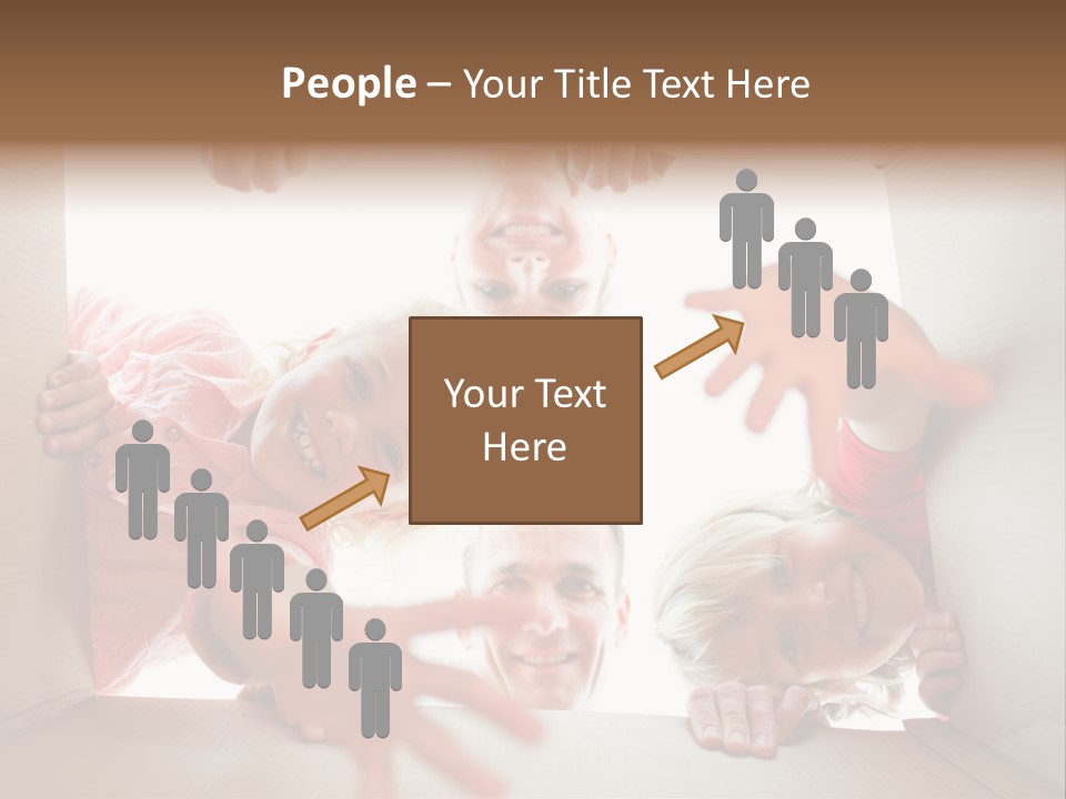 Box Girl Move PowerPoint Template