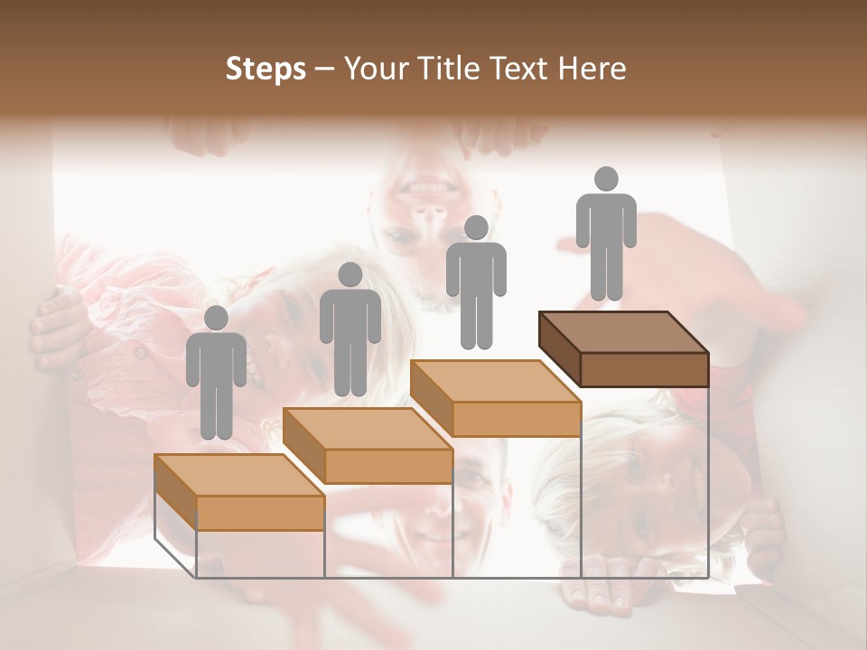 Box Girl Move PowerPoint Template