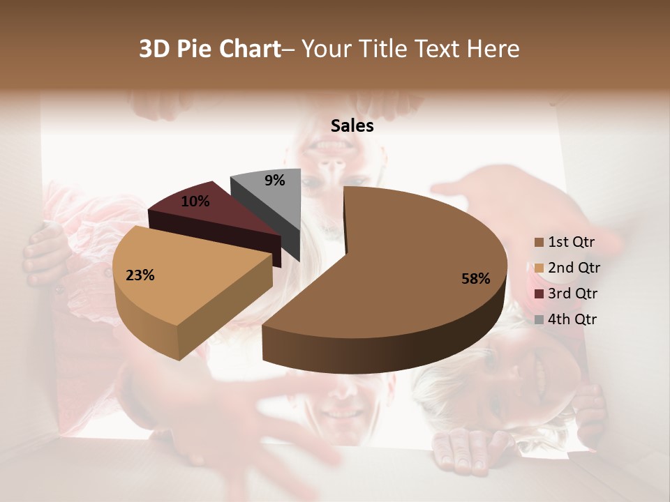 Box Girl Move PowerPoint Template