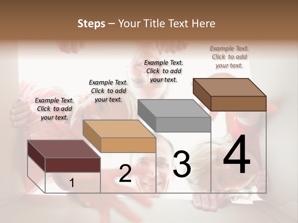 Box Girl Move PowerPoint Template