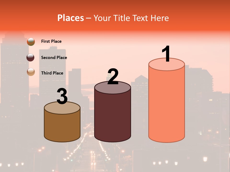 Great Capital Downtown PowerPoint Template