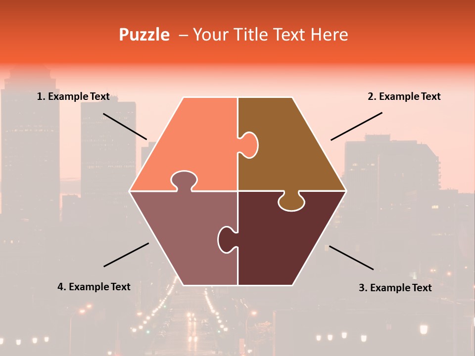 Great Capital Downtown PowerPoint Template