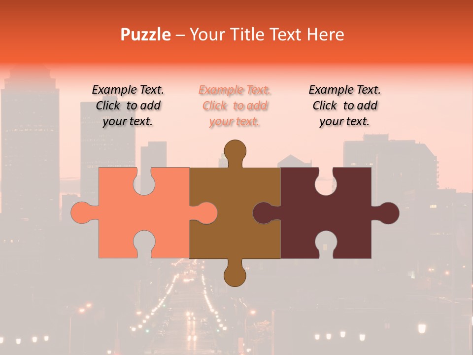 Great Capital Downtown PowerPoint Template