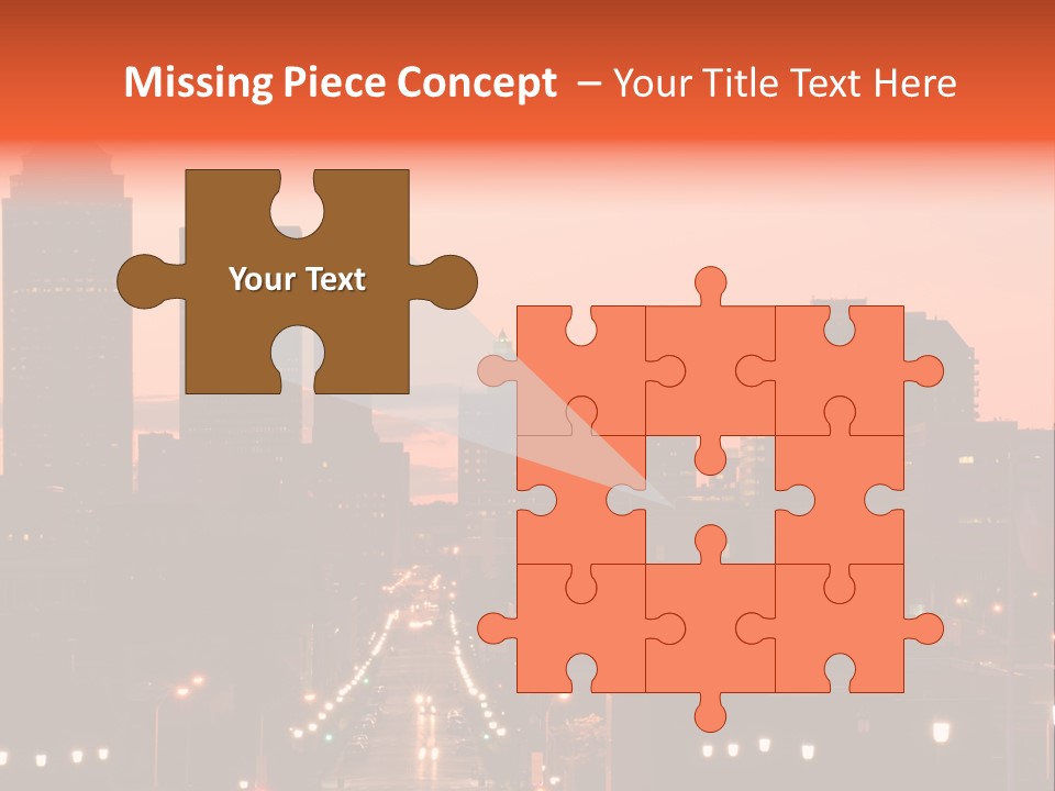 Great Capital Downtown PowerPoint Template