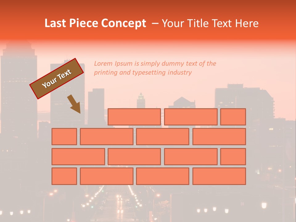 Great Capital Downtown PowerPoint Template