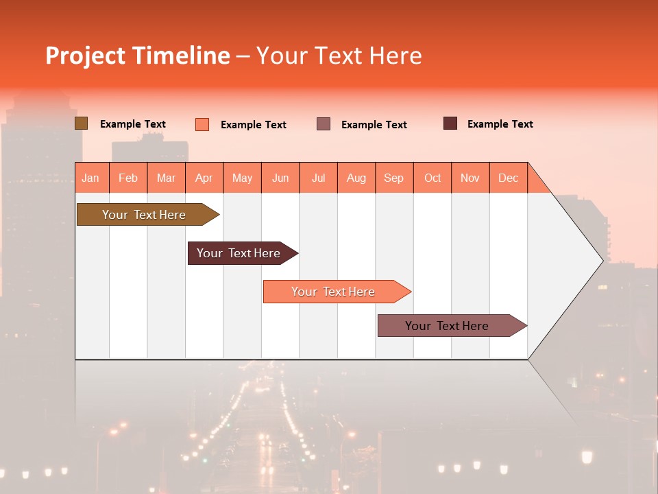 Great Capital Downtown PowerPoint Template