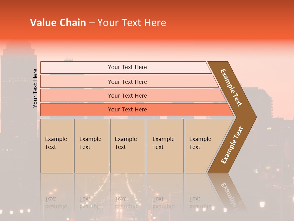 Great Capital Downtown PowerPoint Template