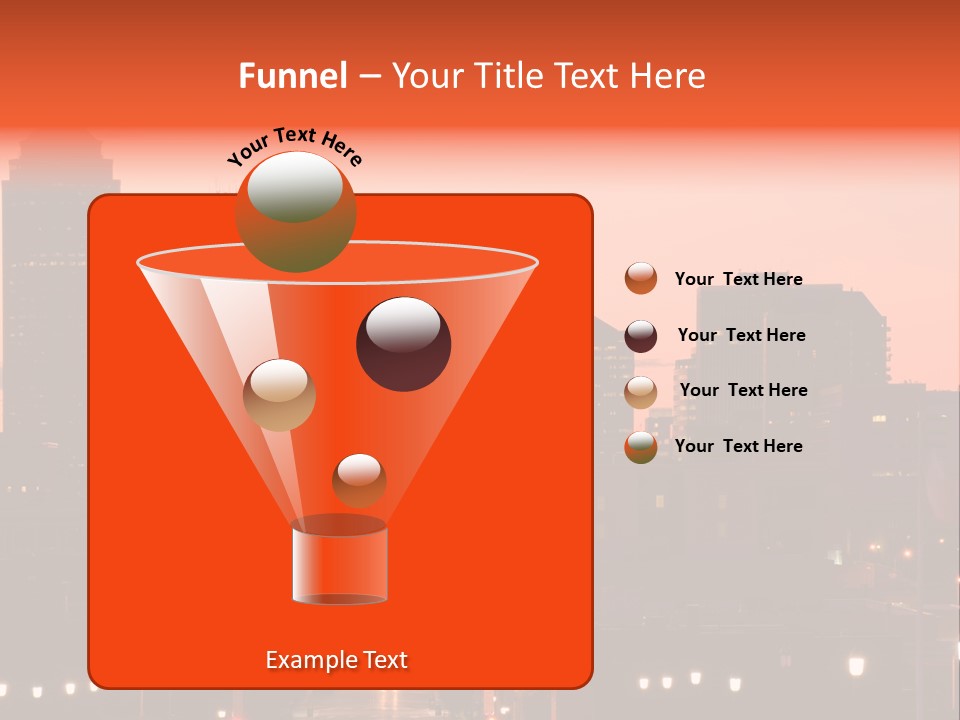 Great Capital Downtown PowerPoint Template