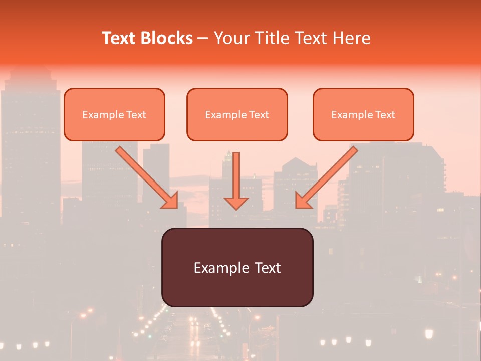 Great Capital Downtown PowerPoint Template