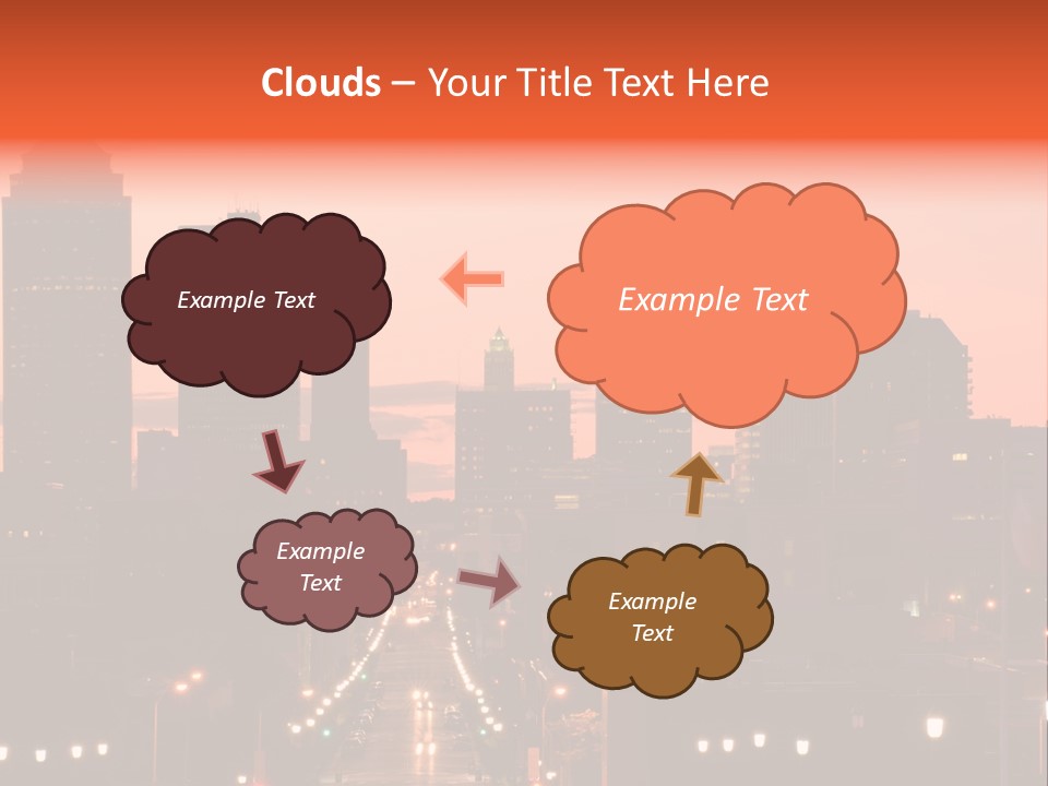 Great Capital Downtown PowerPoint Template