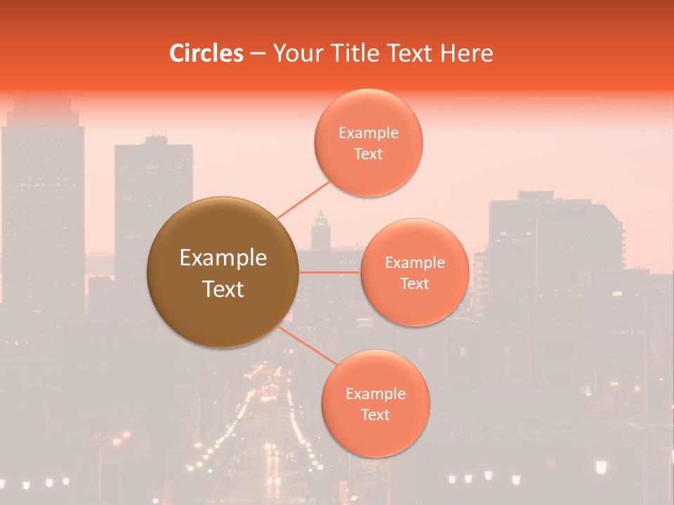 Great Capital Downtown PowerPoint Template