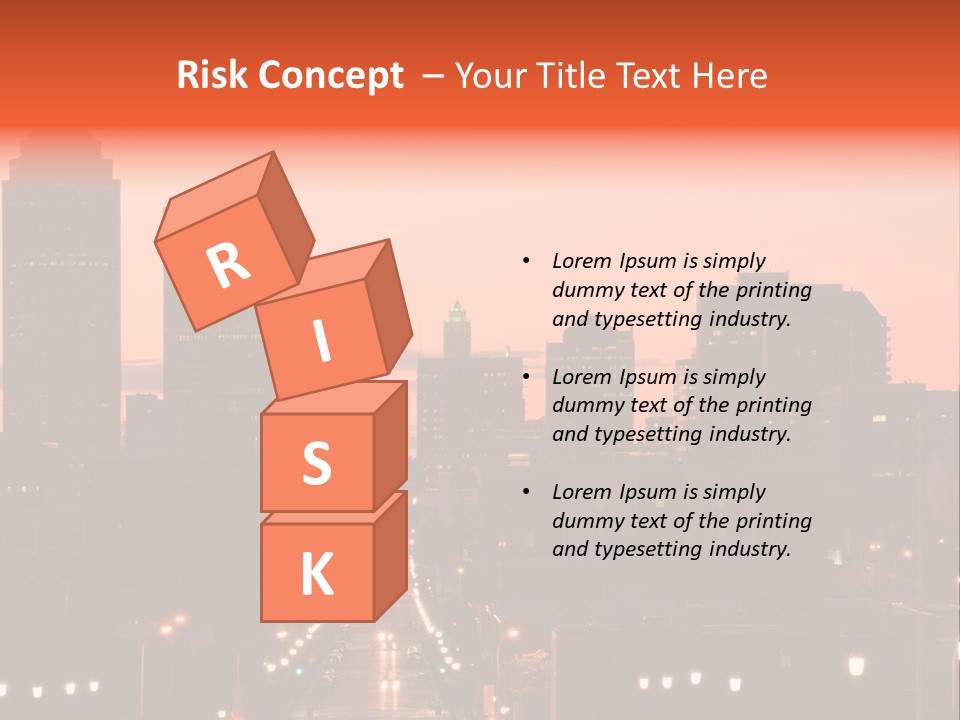 Great Capital Downtown PowerPoint Template