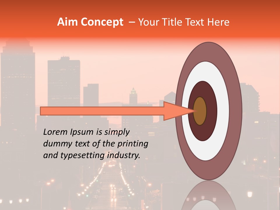 Great Capital Downtown PowerPoint Template