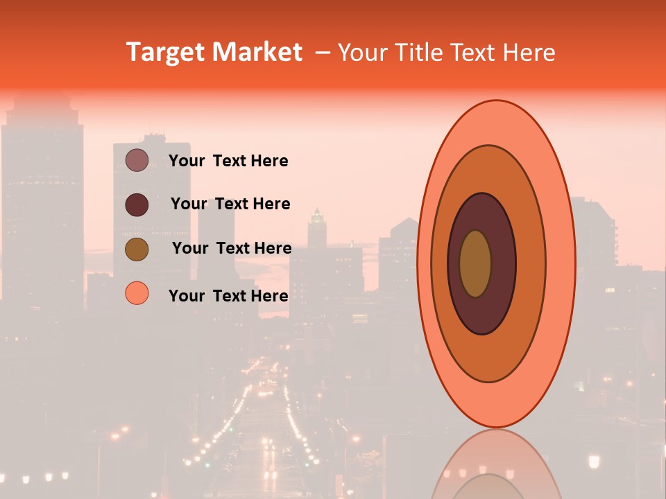 Great Capital Downtown PowerPoint Template