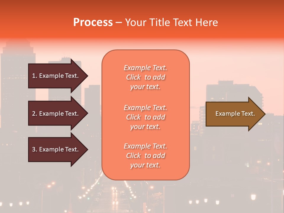 Great Capital Downtown PowerPoint Template